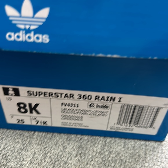 Adidas Superstar 360 rain boots toddler size 8K - Picture 5 of 5